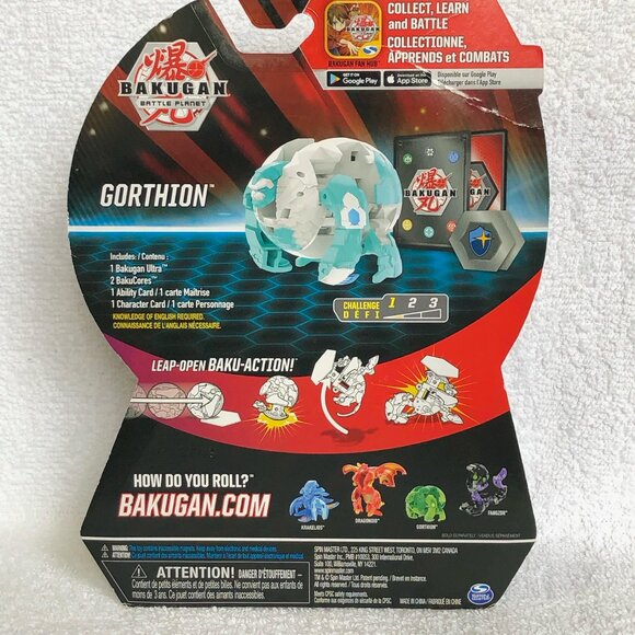 Sealed Bakugan Battle Planet Battle Brawlers (6045145) Gorthion Bakugan Ultra!! - Picture 4 of 4
